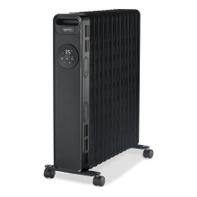 Igenix IG2626BL Digital Oil Filled Radiator, 2.5kW/2500W, Overheat Protection, Black