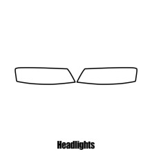 Audi A3 3-door Hatch 2003 to 2012 Headlight protection film