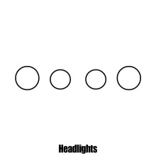 Chevrolet Sonic 5-door Hatch 2011 to 2016 Headlight protection film
