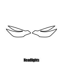 Citroen C3 5-Door Hatch 2010+ Headlight protection film
