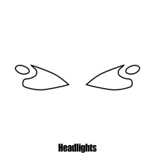 Chevrolet Spark 5-door Hatch 2010+ Headlight protection film