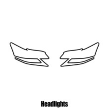 Lexus GS 4-door Saloon 2013+ Headlight protection film