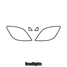 Mercedes Sprinter Van (Barn doors) 2006 to 2018 Headlight protection film