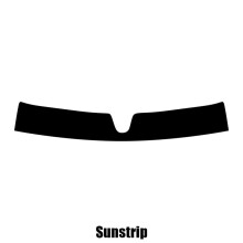 Fiat Panda 5-Door 2006-2010 (2nd Gen) Pre-Cut Dark Tint Sunstrip - Ready to Install