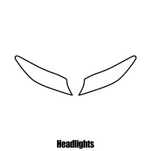 Toyota Yaris 5-door Hatch 2011+ Headlight protection film
