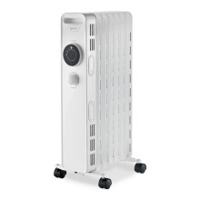Igenix IG2615 Oil Filled Radiator, 1.5kW/1500W, Overheat Protection, White
