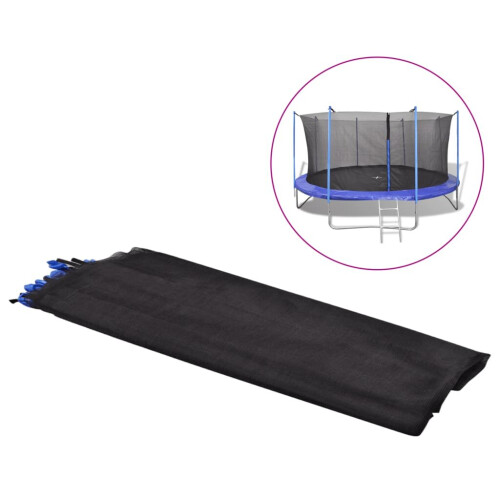 VidaXL vidaXL Safety Net PE Black for 4.57m Round Trampoline Enclosure Protector