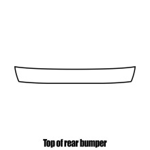Subaru Impreza WRX 5-door Hatch 2008 to 2014 Rear bumper protection film