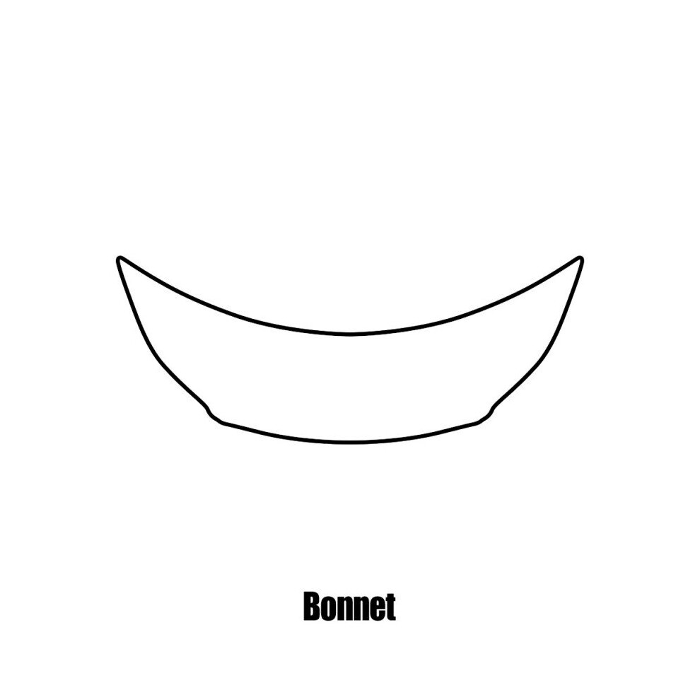 Hyundai Elantra 4-door Saloon 2011 to 2016 Bonnet protection film-image-OPC-P8F9XDN-NEW