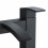NES Home Tesa Bath Filler Black Matt Waterfall Tap 4