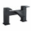 NES Home Tesa Bath Filler Black Matt Waterfall Tap 2
