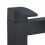 NES Home Tesa Bath Filler Black Matt Waterfall Tap 3