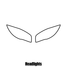 BMW 1 Series 3-Door Hatch  F20 2012+ Headlight protection film