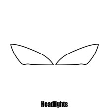 BMW 6 Series Cabriolet 2011 to 2014 Headlight protection film