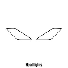 Chevrolet Corvette Coupe 2014+ Headlight protection film
