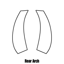 BMW 2 Series 2-Door Coupe F22 2014+ Rear wheel arch protection film