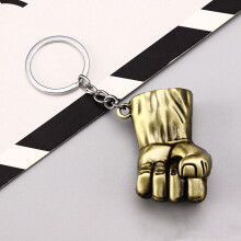 Marvel/DC Metal Keyring - Hulk Fist Gold