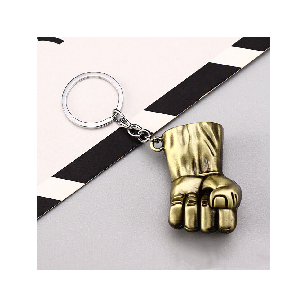 Marvel/DC Metal Keyring - Hulk Fist Gold