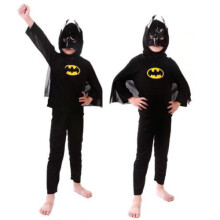 (Batman, 3-4 Years) Child Superhero Fancy Dress Boy Kid Cosplay Spiderman Costume Party Outfit Set
