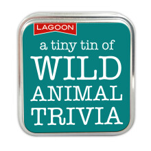 Lagoon A Tiny Tin Of Wild Animal Trivia Family Fun Tabletop Game