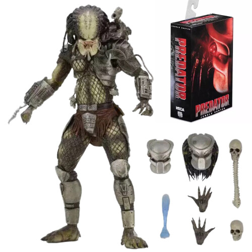 NECA Action Figure Jungle Hunter Predator Ultimate Deluxe Model Toys 7"