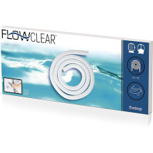 Tubo di ricambio - Bestway - Flowclear - 3 m - Bianco - Polietilene