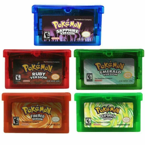(Ruby) NINTENDO Pokemon Ruby Games GBA Game Boy Advance