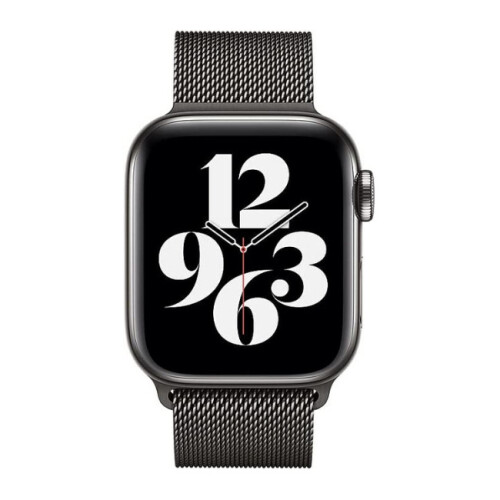 Apple (Graphite, 40mm) Apple Milanese Loop Watch Strap 40mm / 44mm