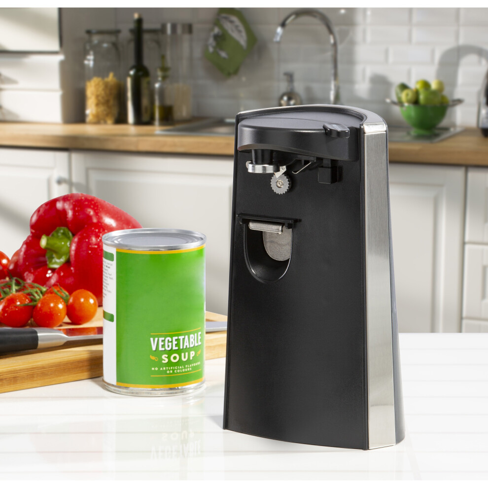 Daewoo 3 in 1 Electric Tin Can Opener With knife Sharpener and Bottle Opener