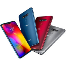 (New Platinum Gray) LG V40 ThinQ Dual SIM | 128GB | 6GB RAM - Refurbished
