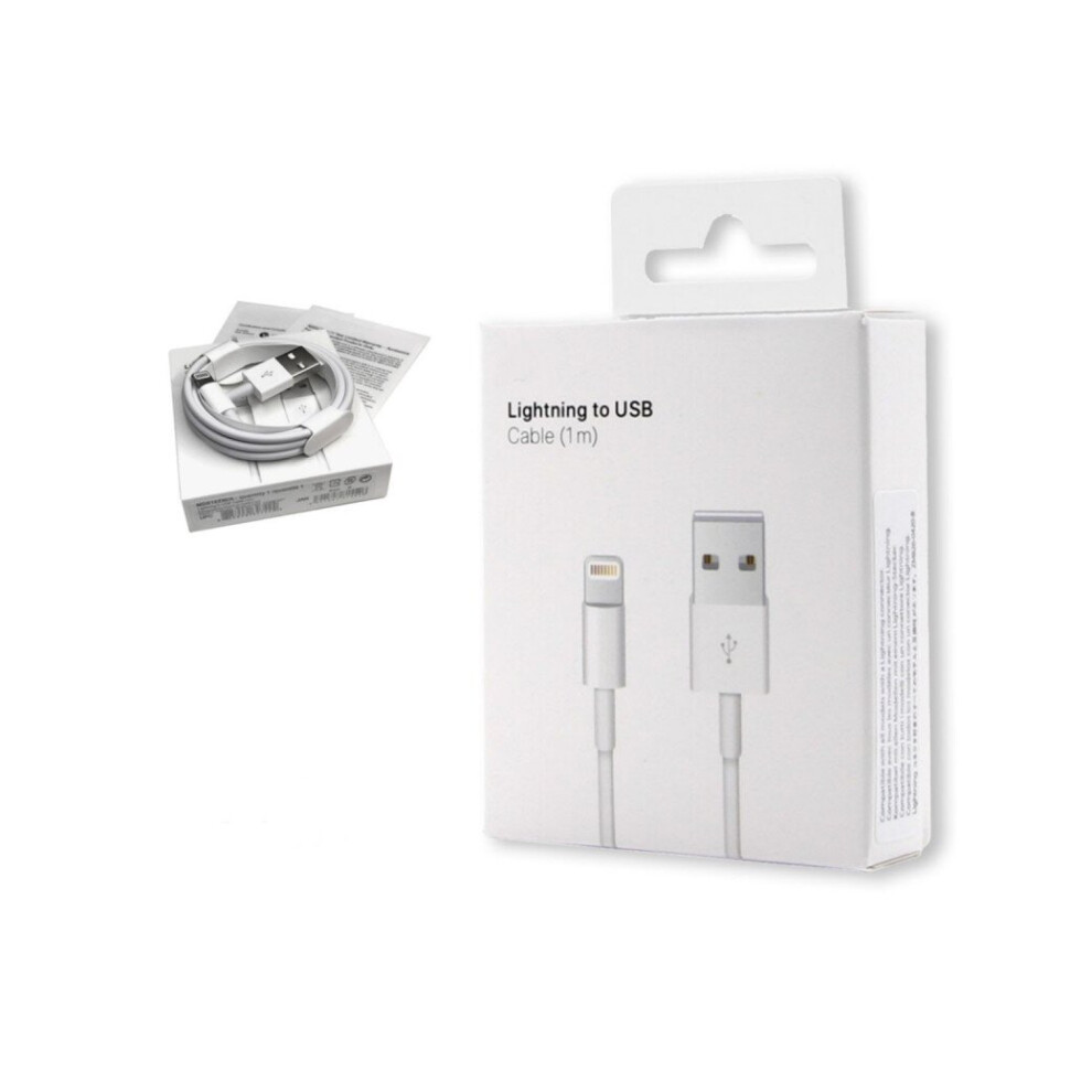 1m USB iPhone Charger Fast For Apple Long Cable USB Lead 5 6 7 8 X XS XR 11 12 Pro