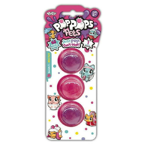 Pop Pops Pets Series-1 Mini Pack 3 Surprises In One Pack For Girls on OnBuy