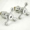 Tap Reviver Bath/Basin Conversion Kit Handles Hot & Cold Chrome Metal (Pair) 1