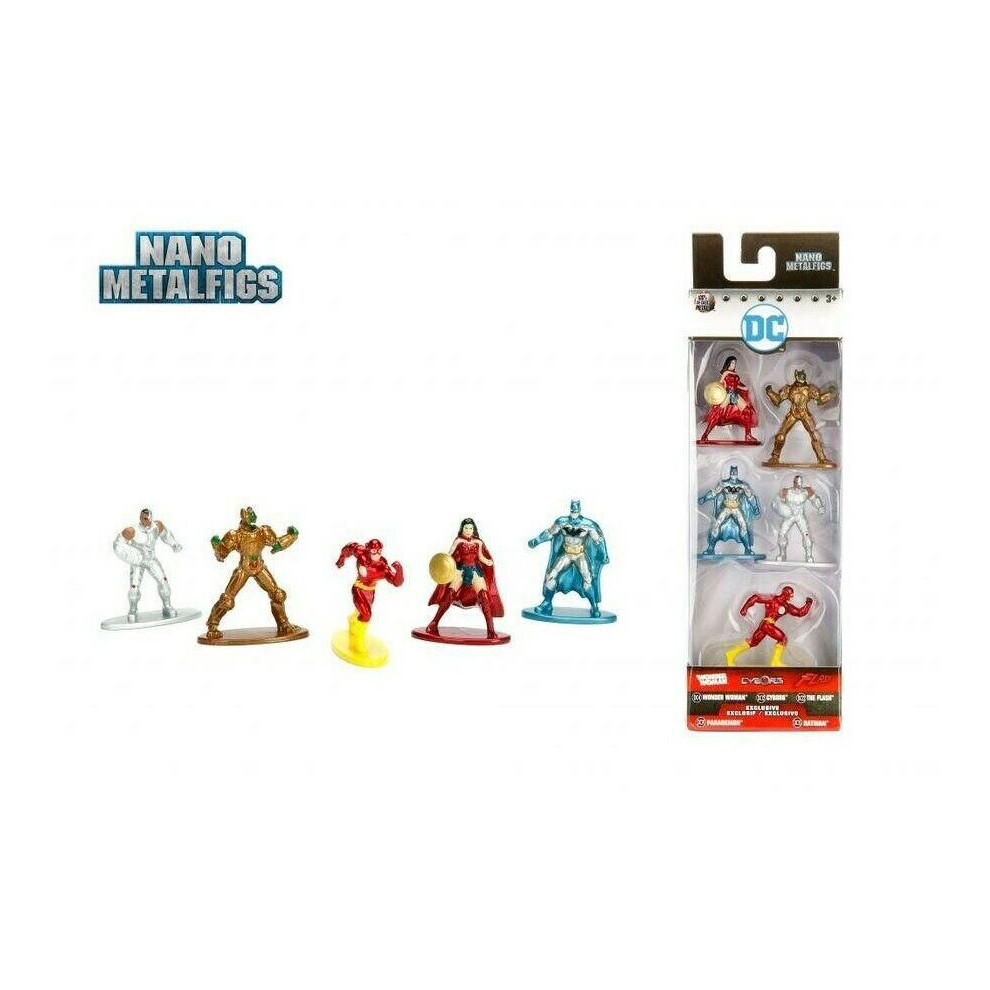 DC Comic Metal Action Figures 5 Pack Metal Figures Diecast Super Hero