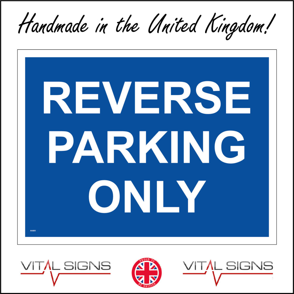 (150 x 100mm - 6 x 4, A - Sticker / Sav - Non-See Through) MA800 Reverse Parking Only Sign  Car Park Vehicles Safety Mirror Alarm Camera 600mm x 450mm-image-OPC-P8FCQNH-NEW