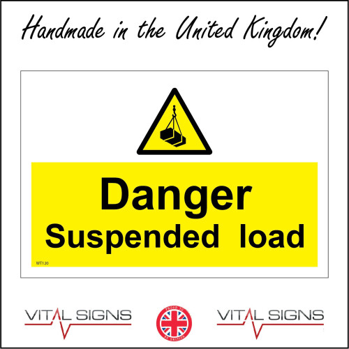 (600 x 400mm - 24 x 16, C - Dibond / Composite Aluminium) WT120 Danger ...