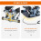 Homcom HOMCOM Mini Stepper Step Machine w/ Cushion Mat for Leg Arm Full Body Training 15