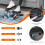 Homcom HOMCOM Mini Stepper Step Machine w/ Cushion Mat for Leg Arm Full Body Training 13