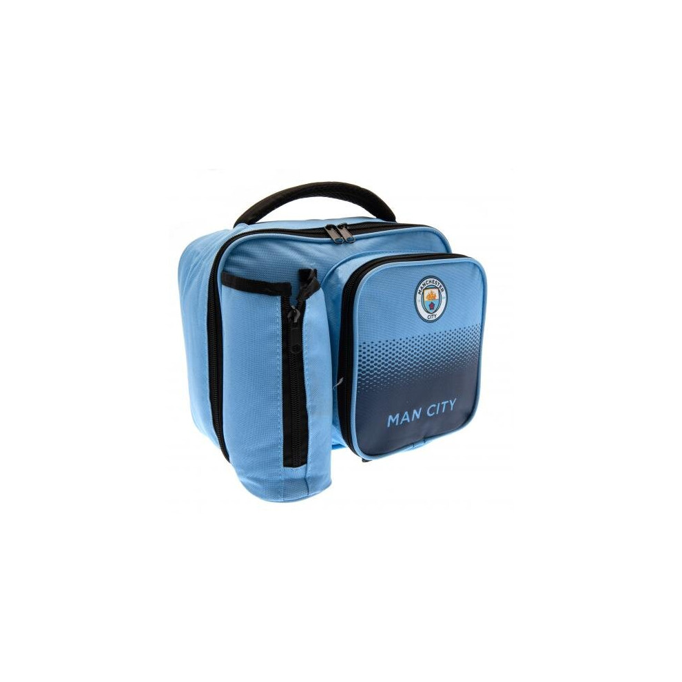 Taylors Football Souvenirs Manchester City Fc Fade Lunch Bag