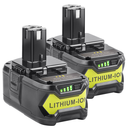 6.0Ah Battery for Ryobi 18V Battery ONE+ Plus Li-ion P108 P102 P103 P104 P105 P107 P109 P122 PBP005 PBP004 PBP003 PBP002 Cordless Power Tools