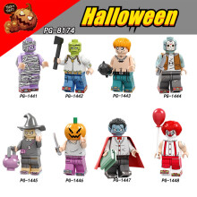 (C-8PCS) 32 Series Minifigures Pick Your Own Monster Fit LEGO Halloween Decoration