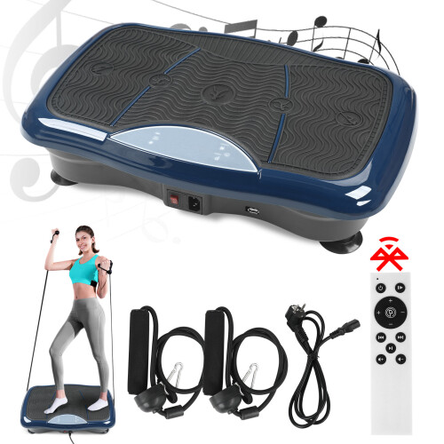 Vibration Plate Exercise Machine with Bluetooth Remote Control – 180 Levels, 5 Programs, 200W, LCD Display, Anti-Slip, Compact 1