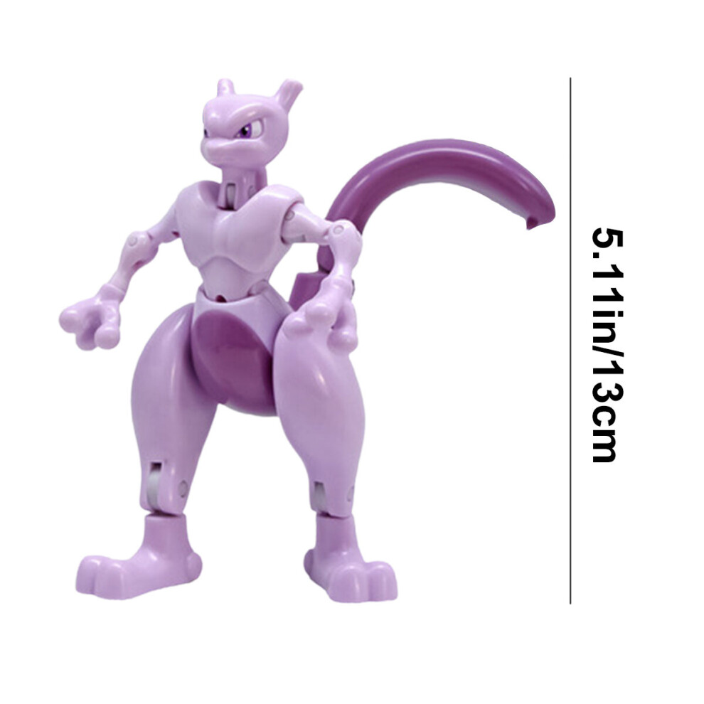 (Mewtwo+Master Ball) Deformable Pokemon Ball Action Figures Pokemon Throw N Pop Poke Ball Collectible Toy