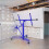 Living And Home (Blue) 11 FT Drywall Lift Plasterboard Sheet Panel Lifter Jack Hoist Construction Tools 4