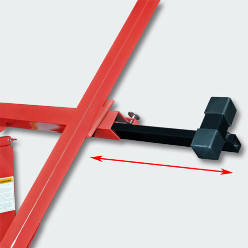 Living And Home (Red) 11 FT Drywall Lift Plasterboard Sheet Panel Lifter Jack Hoist Construction Tools 2