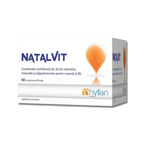 Natalvit, 60 tablets, Hyllan, for 2 months preconceptionally