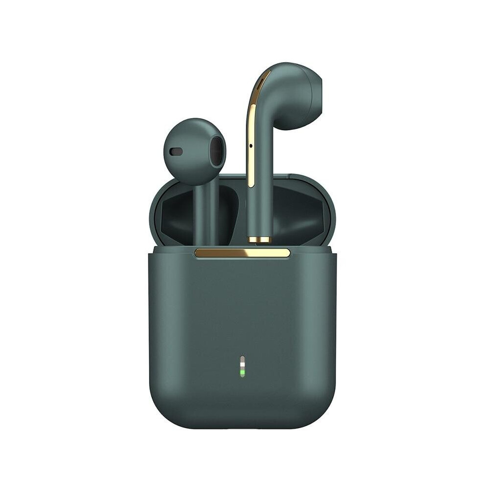 (Dark ) Tws Bluetooth Headphones Stereo True Wireless Headphone Earbuds In Ear Handsfree Earphones Ear Buds For Mobile Phone Green 364967497212