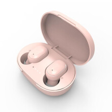 (Pink A6S) Earphones wireless Bluetooth earphone for iphone xiaomi Xiomi Redmi Huawei Samsung galaxy buds earbuds Microphone mini