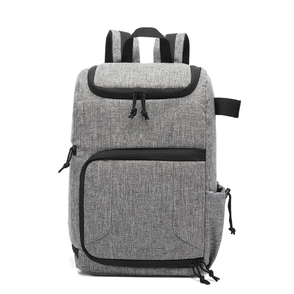 (Grey) Waterproof Dslr Camera Bag Photo Cameras Backpack Portable Travel Tripod Lens Pouch Video Bag For Dslr Camera Tablet Pc Laptop Grey 364967497502