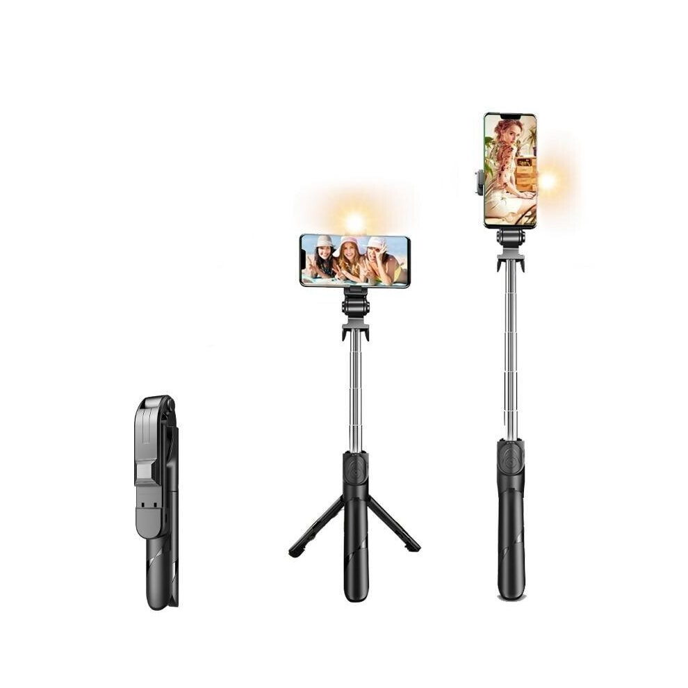 Wireless Selfie Tripod Stick Foldable Bracket Monopod With Fill Bluetooth Shutter For Ios Android Light 364967498363